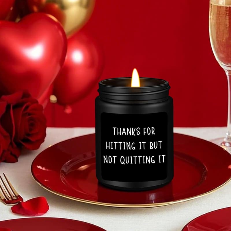 Valentine's Day Sandalwood Scented Candle for Him
