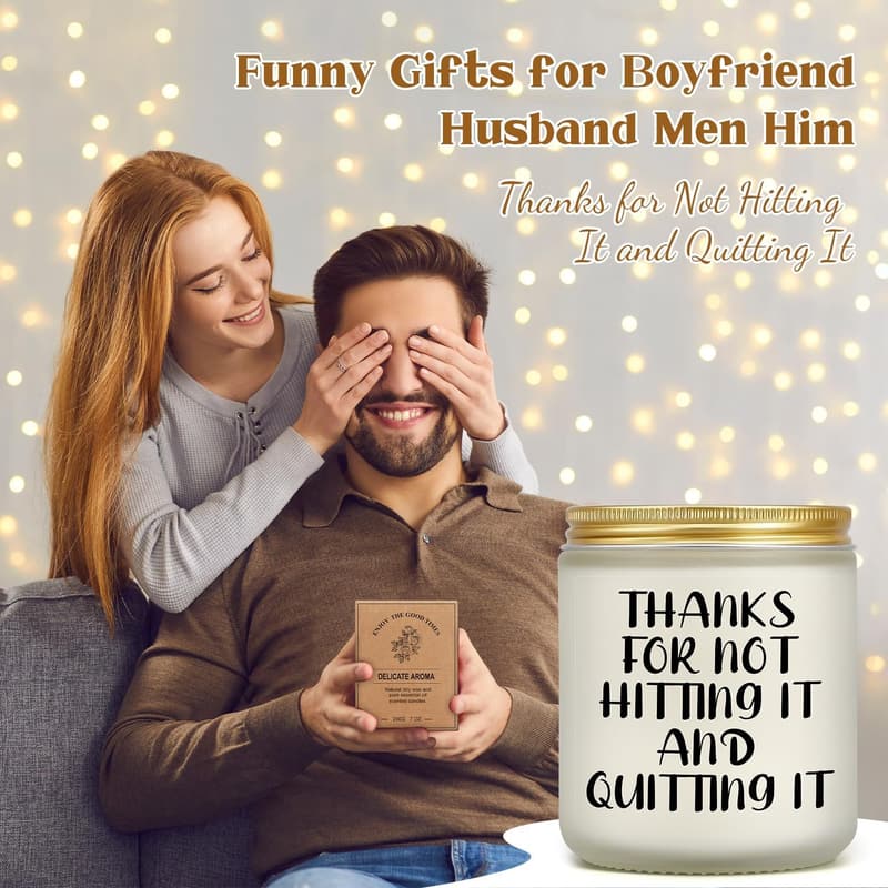 Romantic Candle Gift for Men - Valentine's & Anniversary