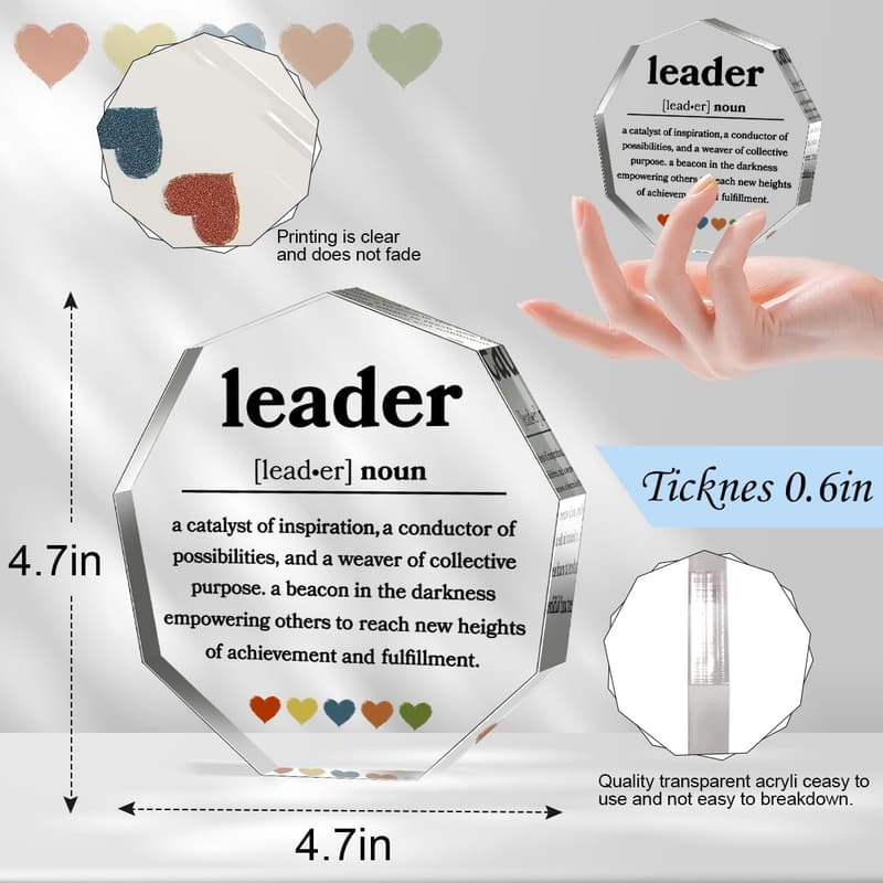 Retirement Gift for Boss - Decorative Plaque for Leaders
