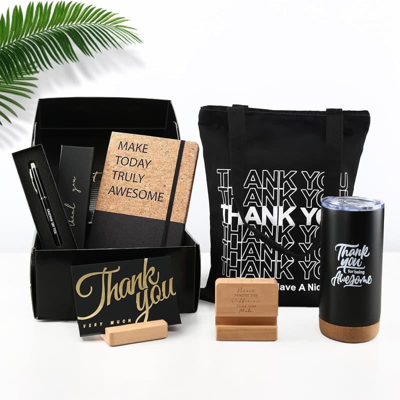 Employee Appreciation Gift Baskets with Thank You Cards