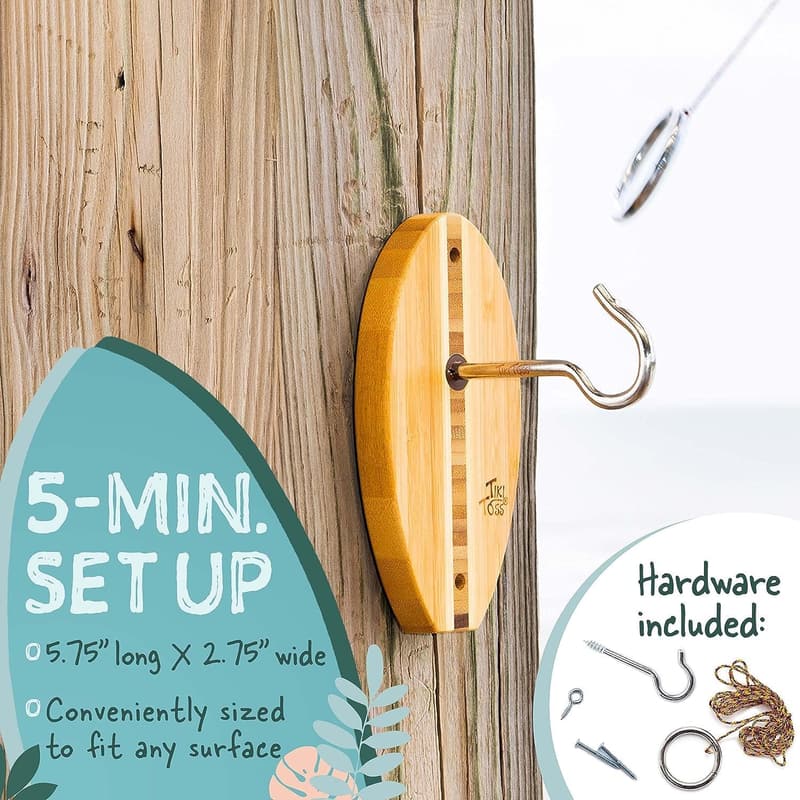 Tiki Toss Indoor Ring Toss Game for Adults & Kids
