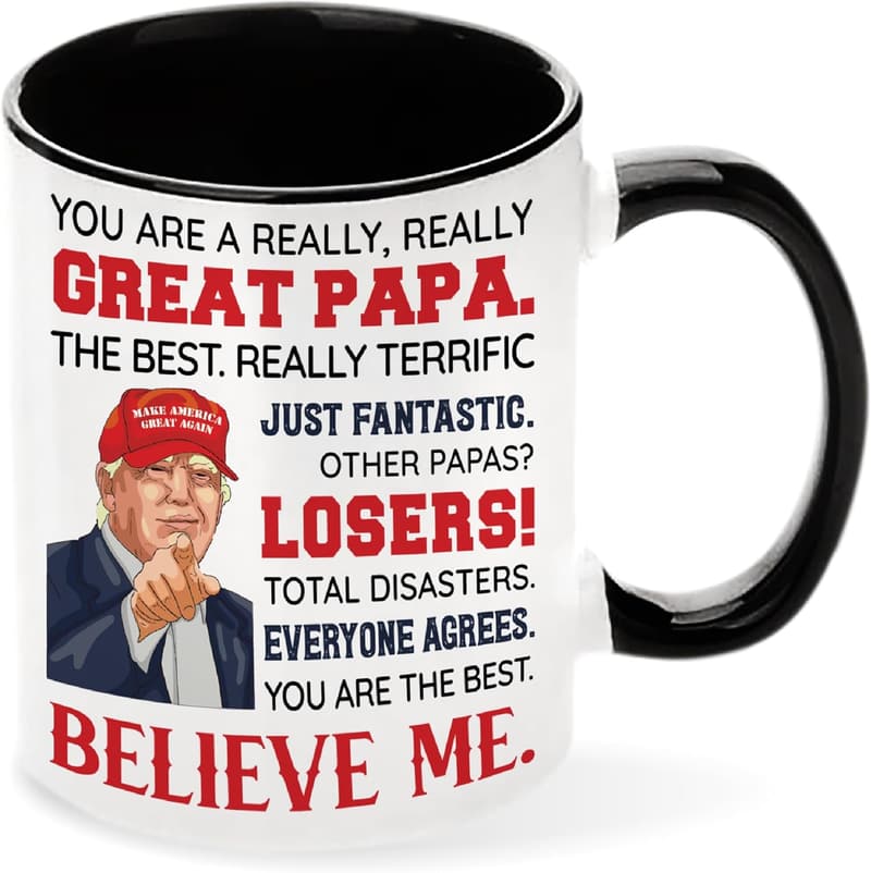 Funny Papa Coffee Mug - Perfect Father's Day Gift from Grandkids