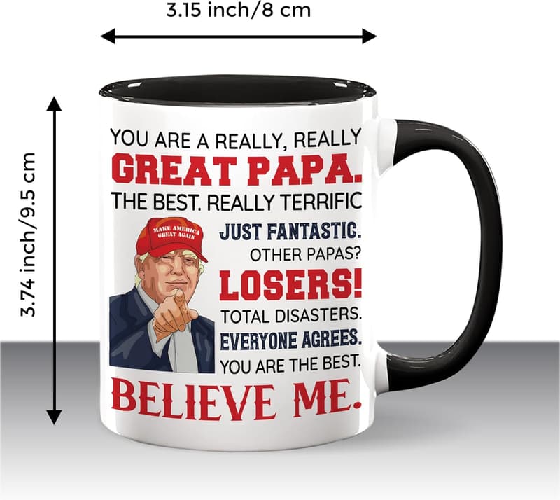 Funny Papa Coffee Mug - Perfect Father's Day Gift from Grandkids