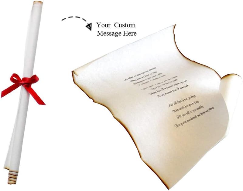 Personalized Love Message in a Bottle Gift for Couples
