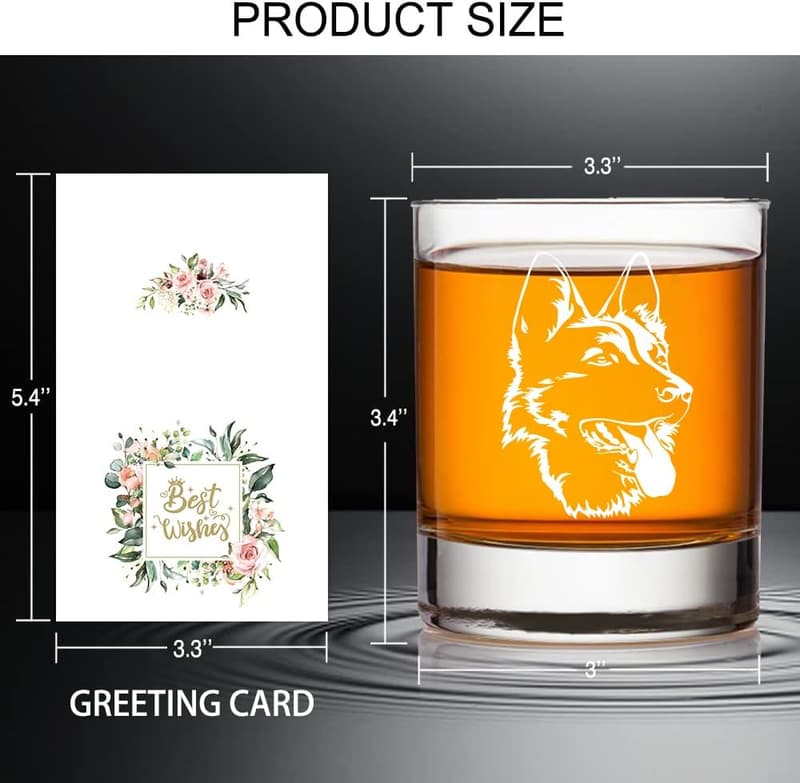 German Shepherd Whiskey Glass for Dog Lovers