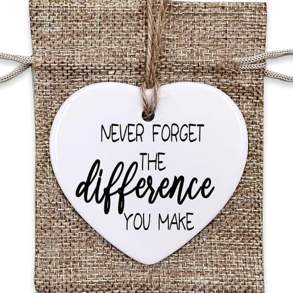Ceramic Ornament Keepsake for Farewell Gifts for Coworkers