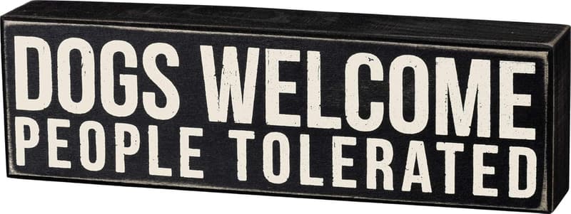 Dogs Welcome Rustic Wooden Sign for Dog Lovers' Decor - 5