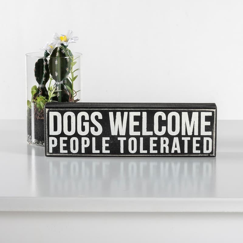 Dogs Welcome Rustic Wooden Sign for Dog Lovers' Decor - 5