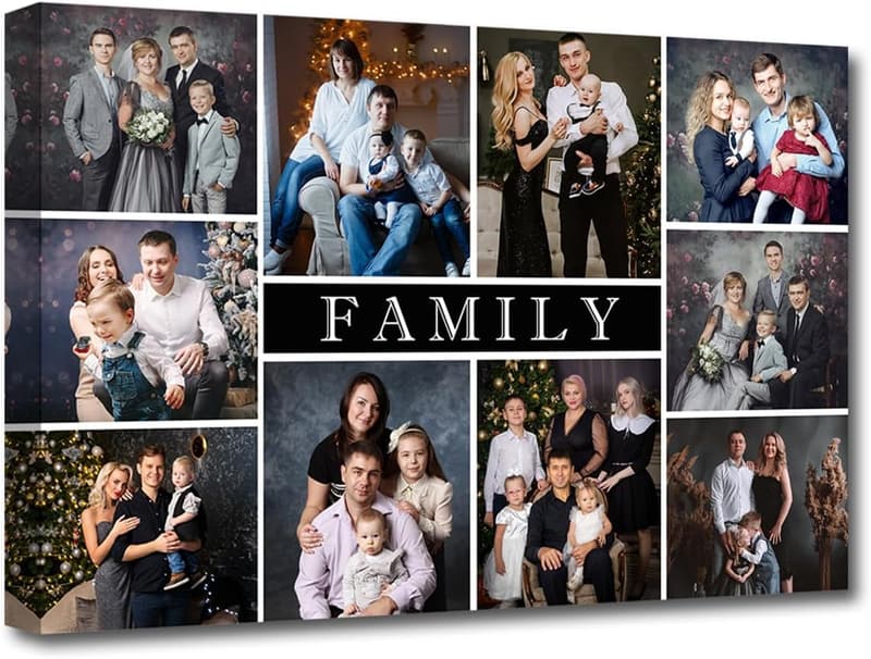 Personalized Collage Canvas Wall Art for Home Decor 8