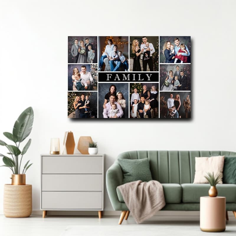 Personalized Collage Canvas Wall Art for Home Decor 8