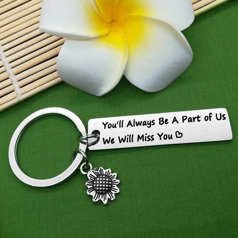Farewell Keychain Gift for Colleagues and Mentors