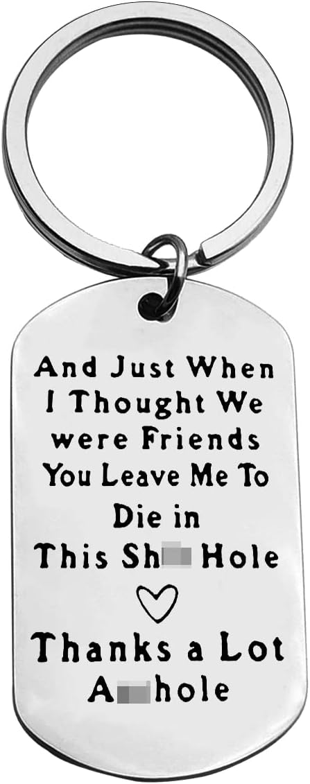 Farewell Gift Keychain for Colleagues & Coworkers