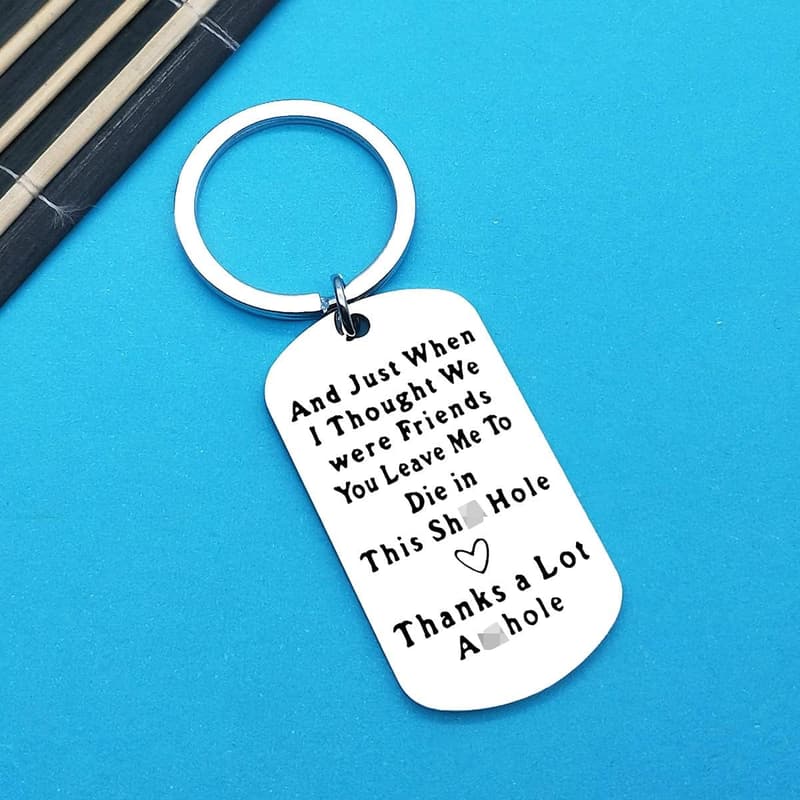 Farewell Gift Keychain for Colleagues & Coworkers