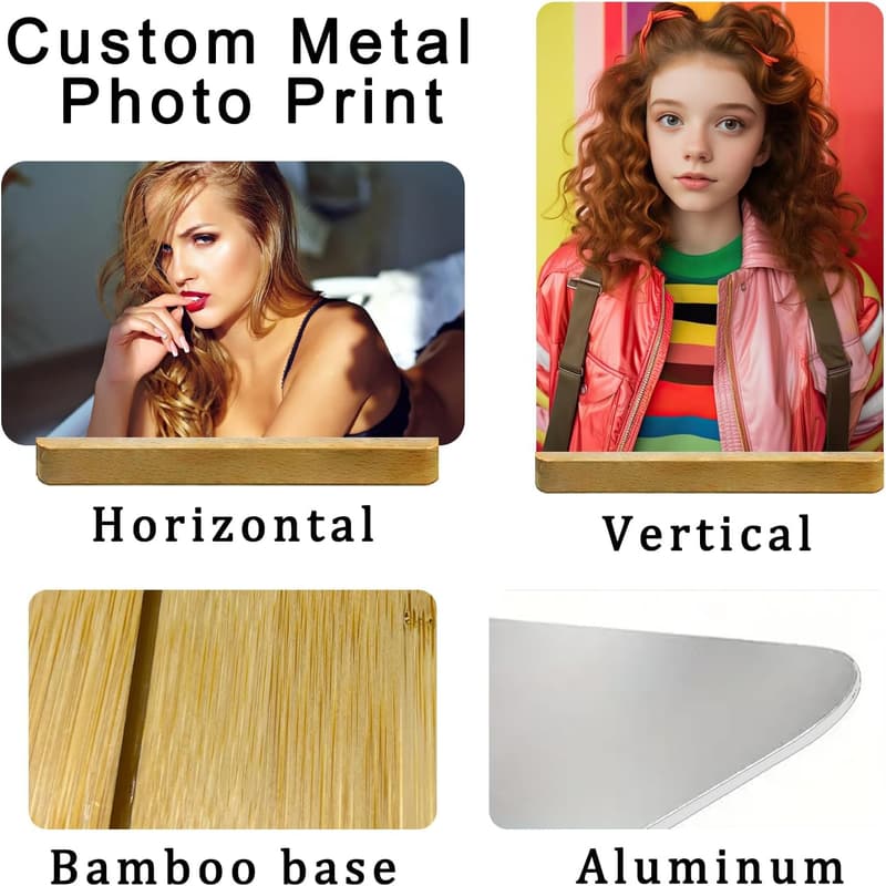 Personalized Metal Photo Frame for Friends and Family