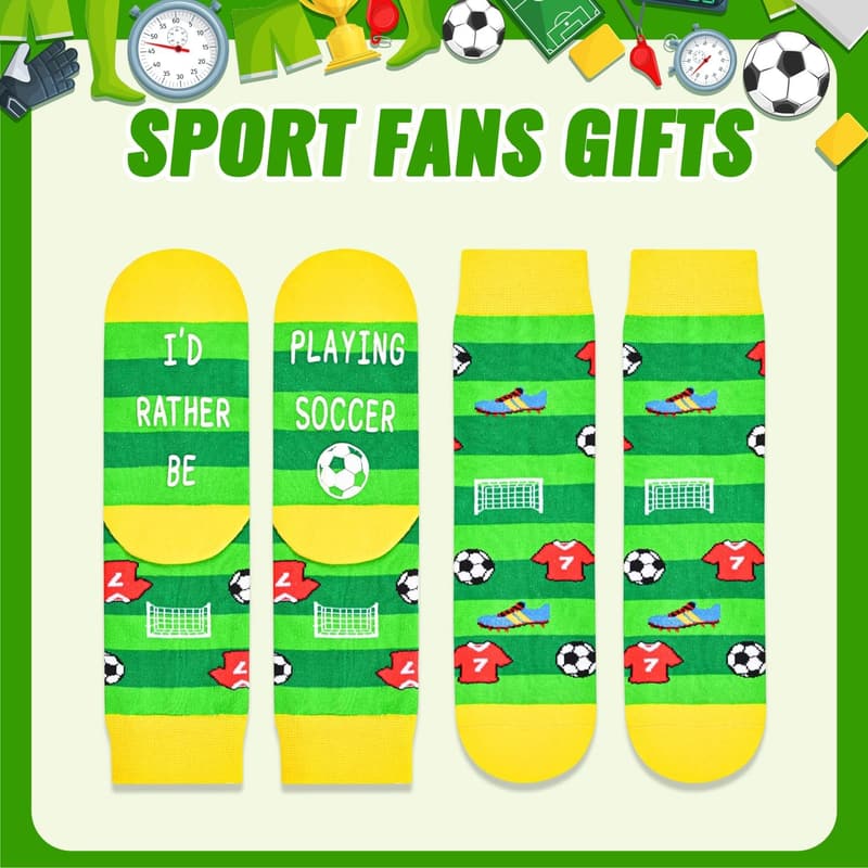 Kids' Sports Gift Set - Soccer, Basketball & Tennis Socks
