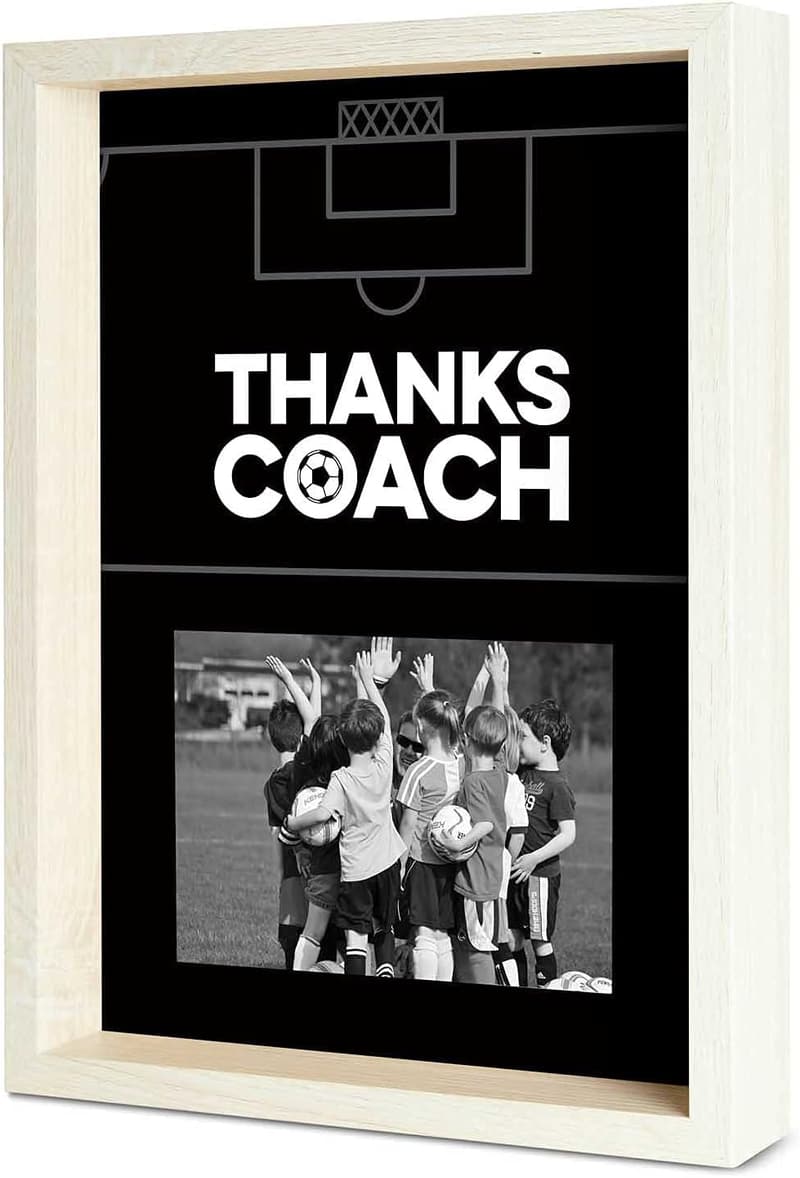 Thanks Coach Soccer Frame - ChalkTalkSPORTS