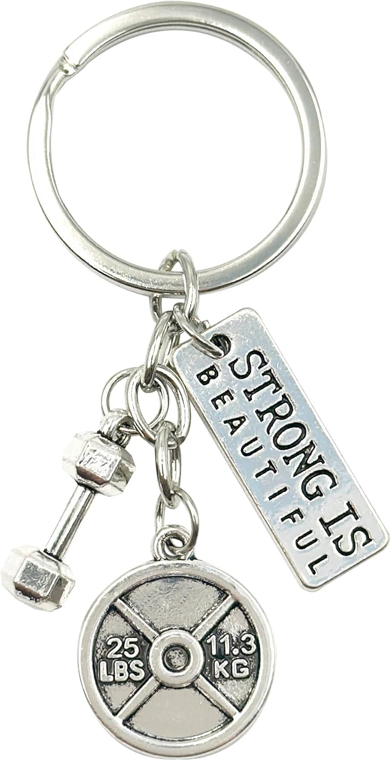 Inspirational Fitness Keychain for Motivational Gifts