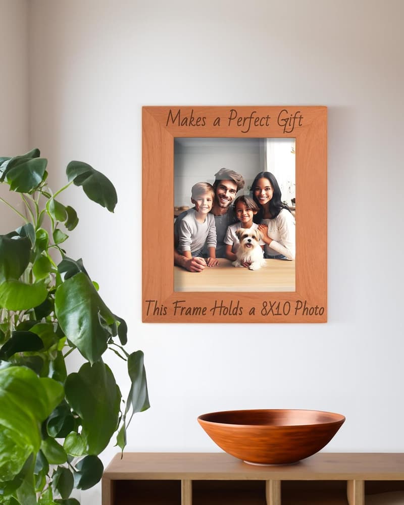 Sentimental Soccer Team Photo Frame - Personalized Wood 8x10