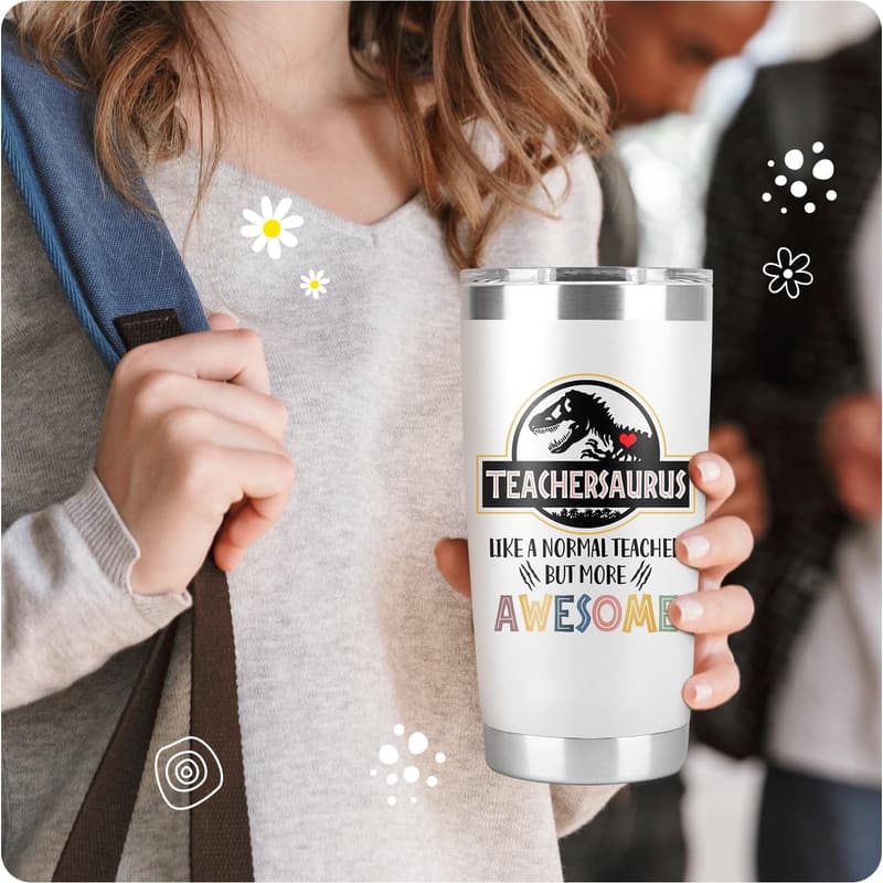 Teacher Appreciation 20 oz Tumbler - Thank You Gift for Educators