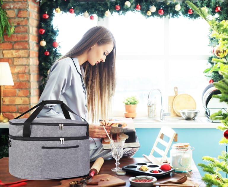 Crock-Pot Carrier Bag for Family Gatherings - Grey