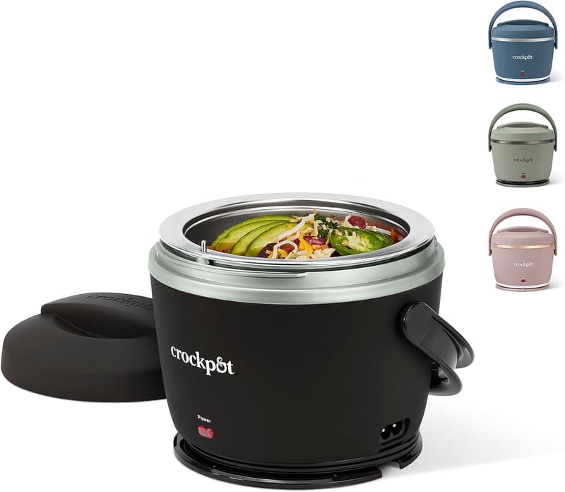 Portable 20-Ounce Crock-Pot Food Warmer for Travel & Office