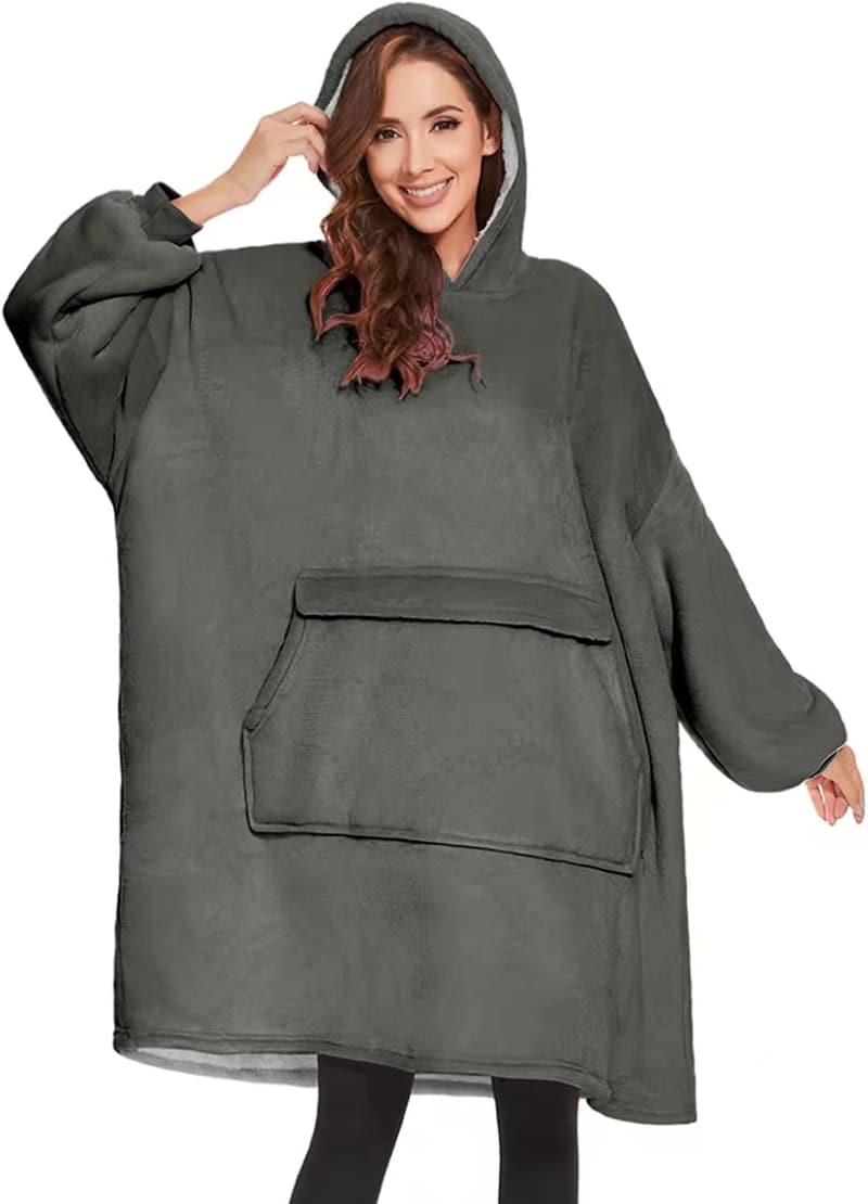 Cozy Wearable Blanket Hoodie for Men & Women