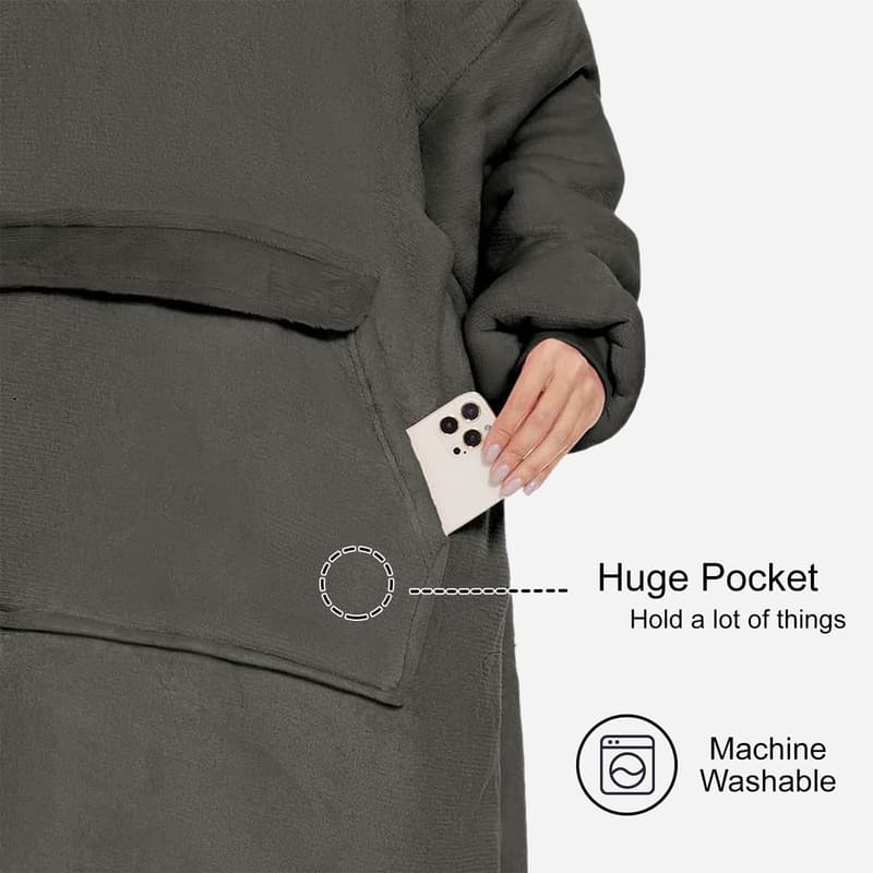 Cozy Wearable Blanket Hoodie for Men & Women