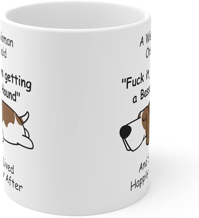 Basset Hound Coffee Mug for Dog Moms – 11oz Mother's Day Gift