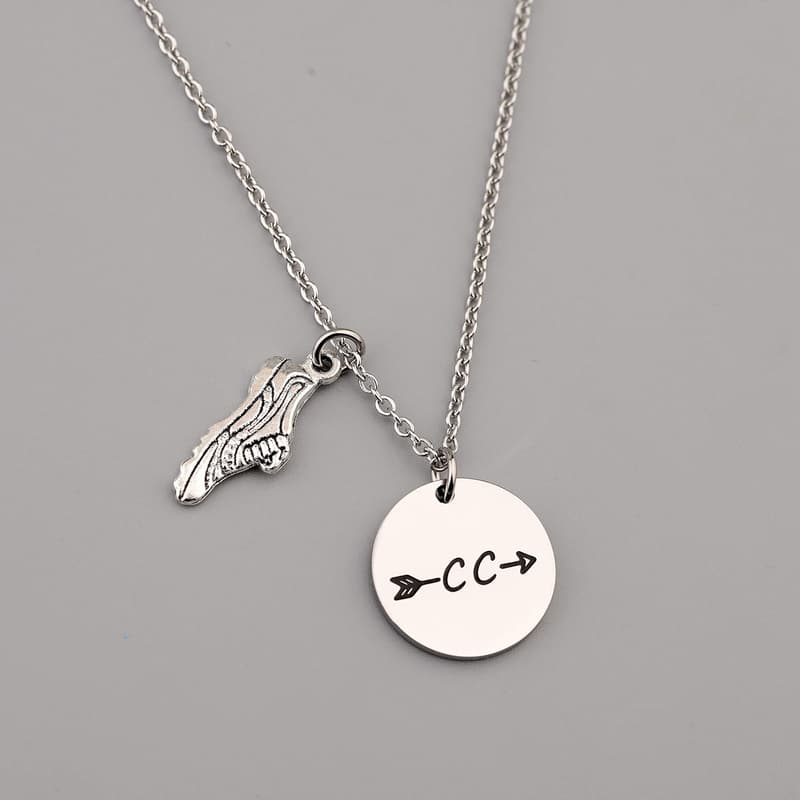 Running Team Coach Necklace - Cross Country Jewelry Gift