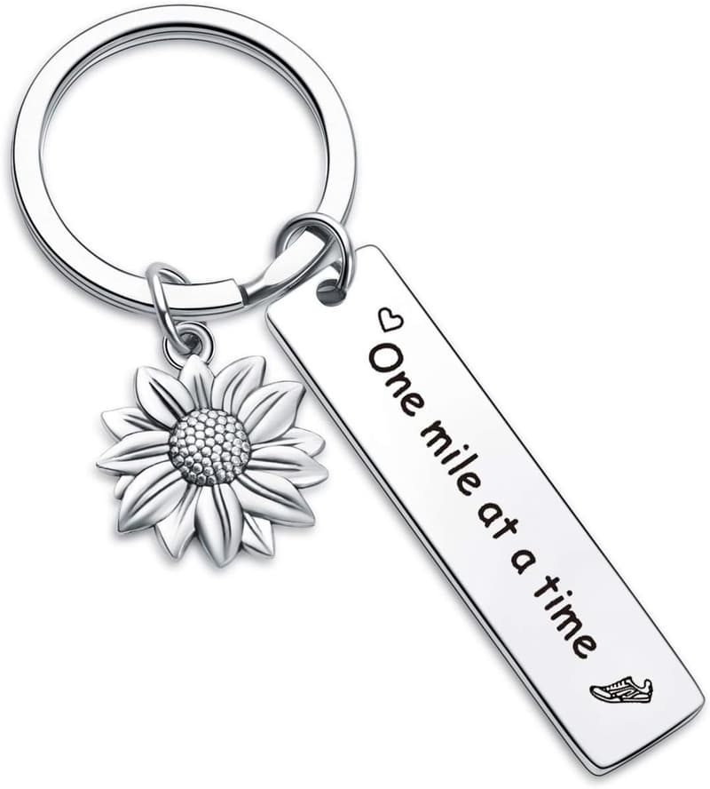Running Jewelry Keychain - Fitness Gift for Runners
