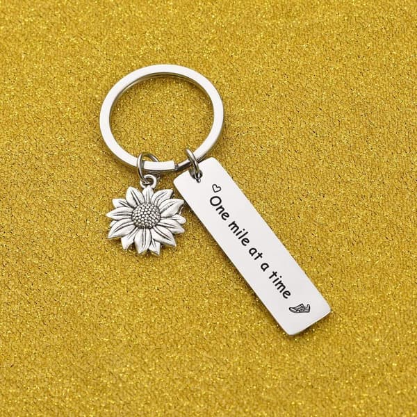 Running Jewelry Keychain - Fitness Gift for Runners