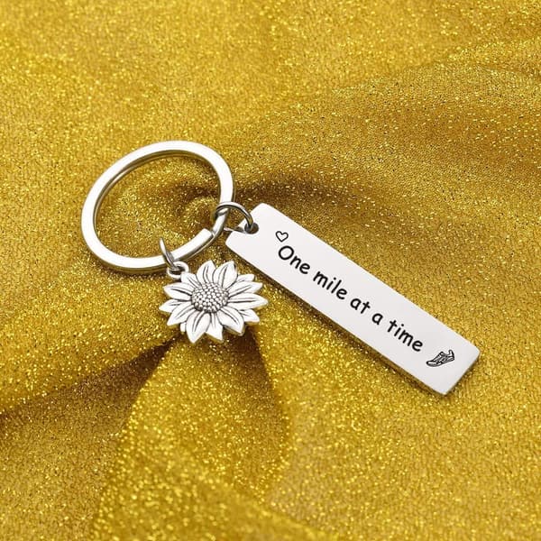 Running Jewelry Keychain - Fitness Gift for Runners