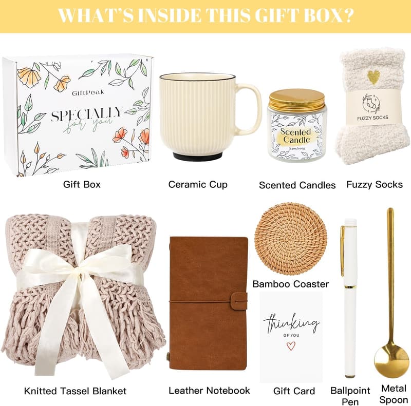 Get Well Soon Sympathy Care Package for Women