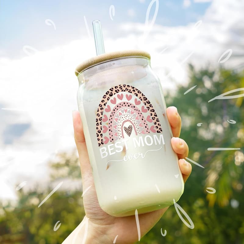 Funny Glass Cup Gift for Mom – Perfect for Mother's Day & Birthdays