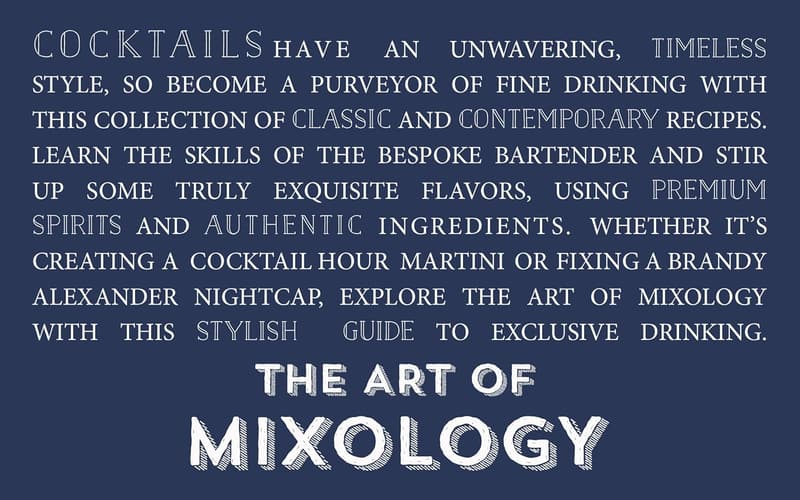 Cocktail Recipe Book: Classic and Creative Mixology