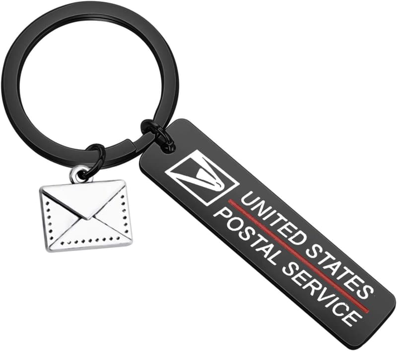 Postman Keychain - Gift for Postal Staff