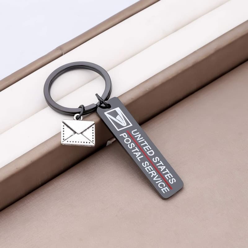 Postman Keychain - Gift for Postal Staff
