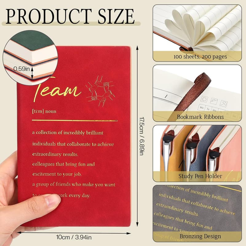 Employee Appreciation Gifts: 40-Pc Inspirational Notebook Set