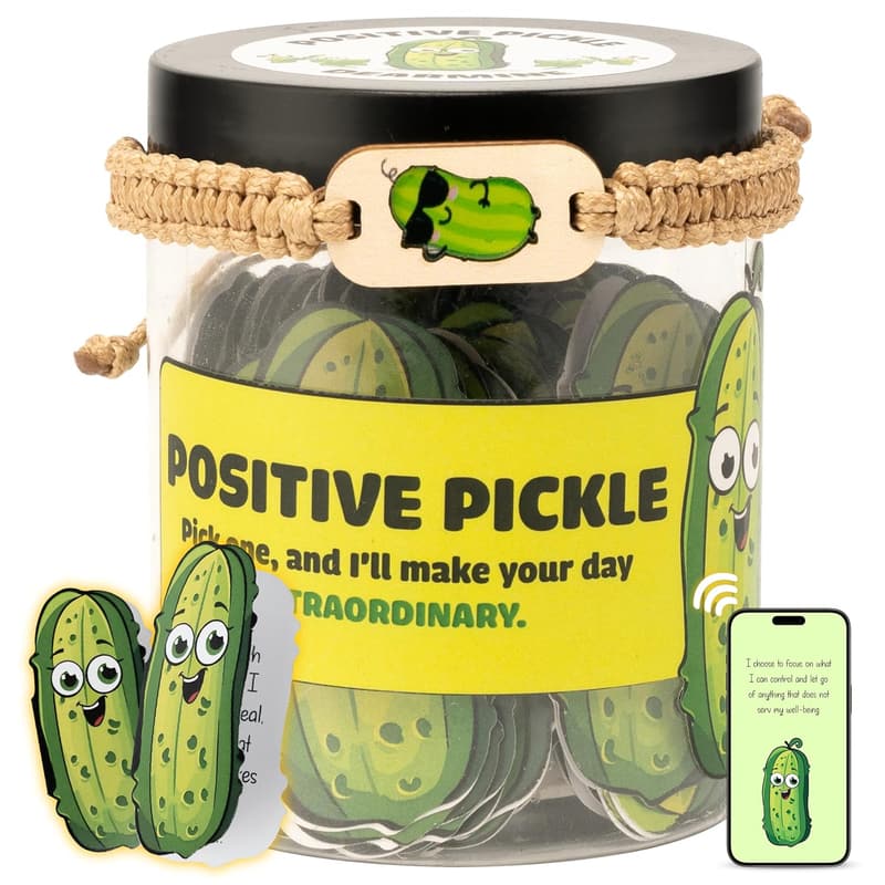 Positive Affirmation Cards Jar for Dad, Teens, and Friendship Gifts