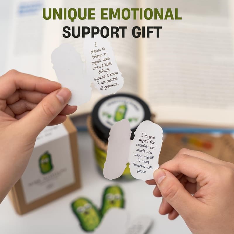 Positive Affirmation Cards Jar for Dad, Teens, and Friendship Gifts