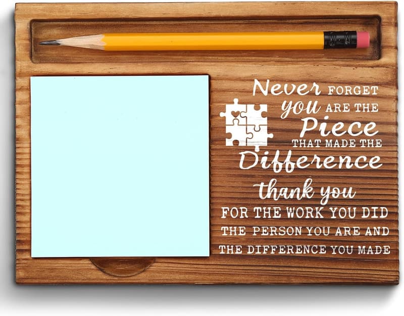 Going Away Gift for Coworker - Self-Stick Note Pad Holder