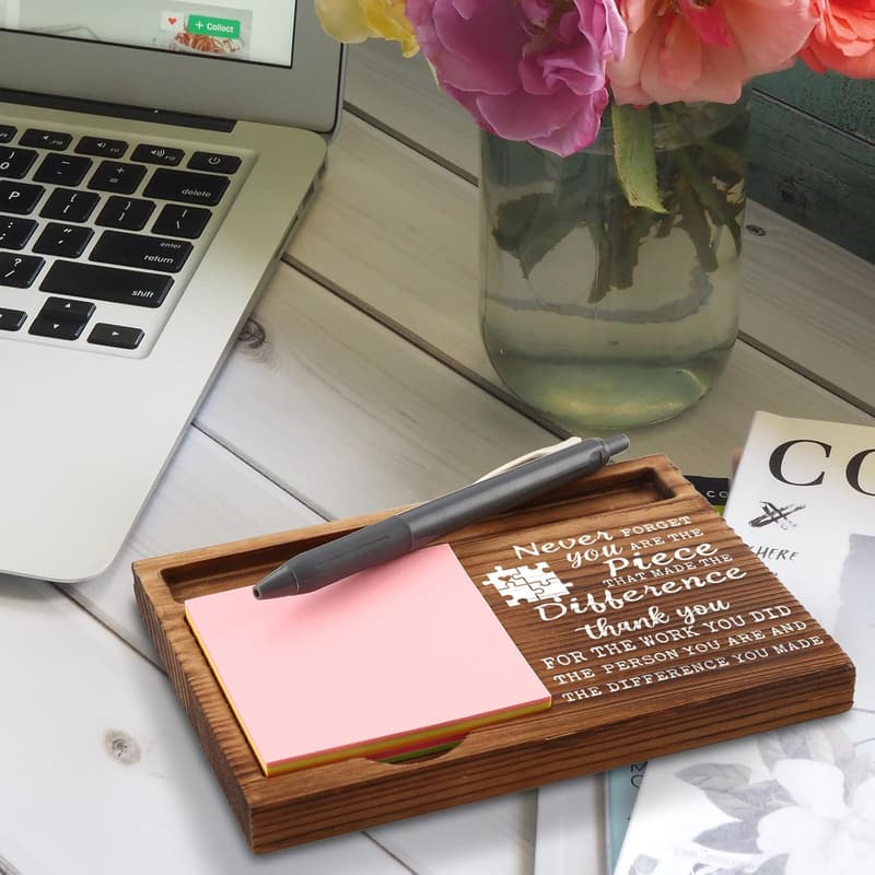 Going Away Gift for Coworker - Self-Stick Note Pad Holder