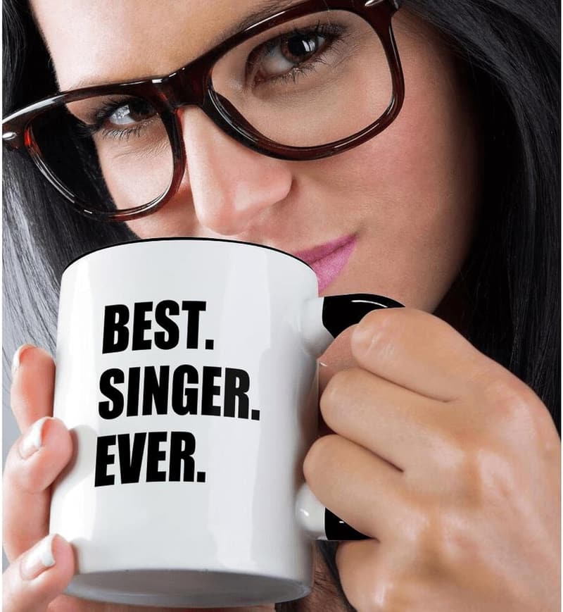 Best Singer Ever Two-Tone Mug for Music Appreciation