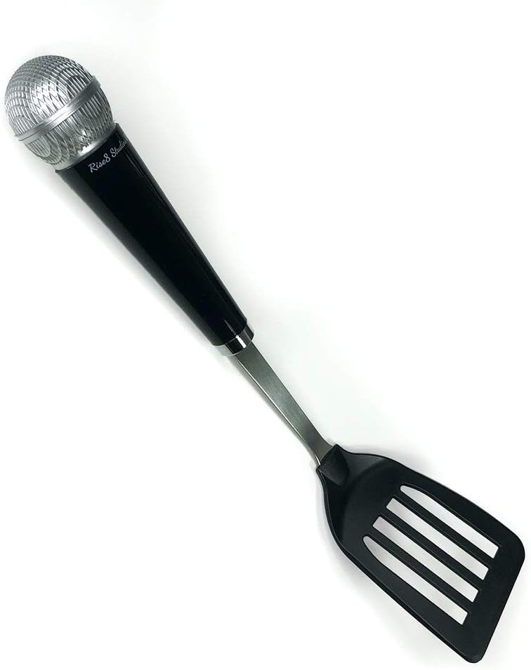 Novelty Microphone Spatula for Music Lovers and Chefs
