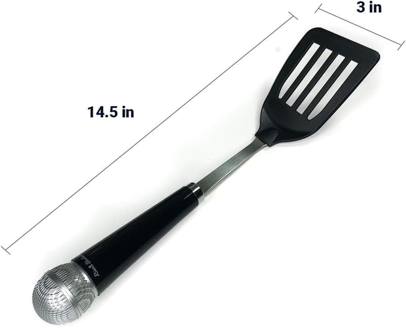 Novelty Microphone Spatula for Music Lovers and Chefs