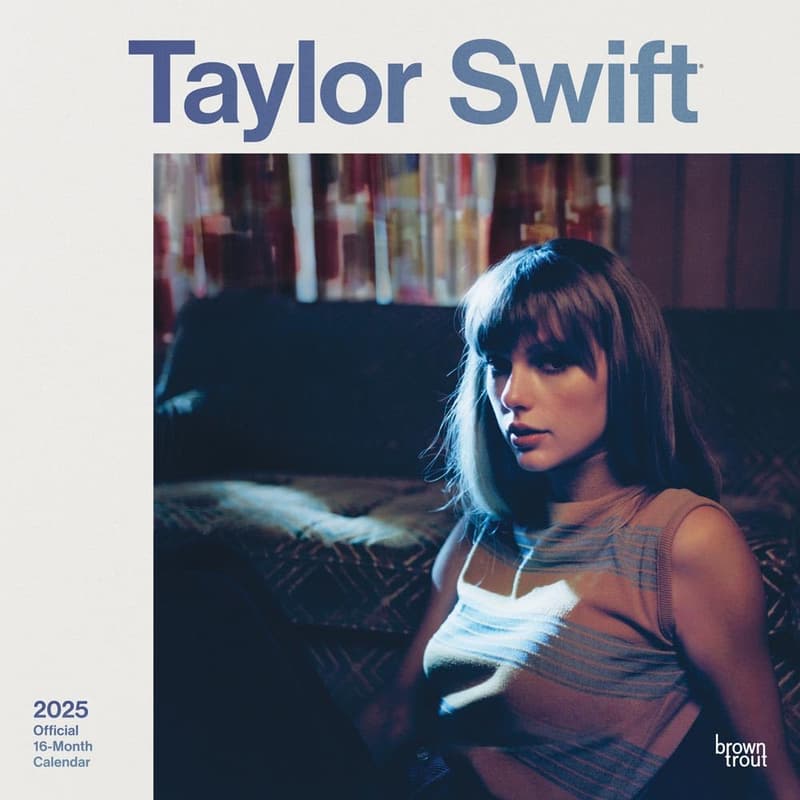 Taylor Swift 2025 Monthly Wall Calendar | 12x24 Inch