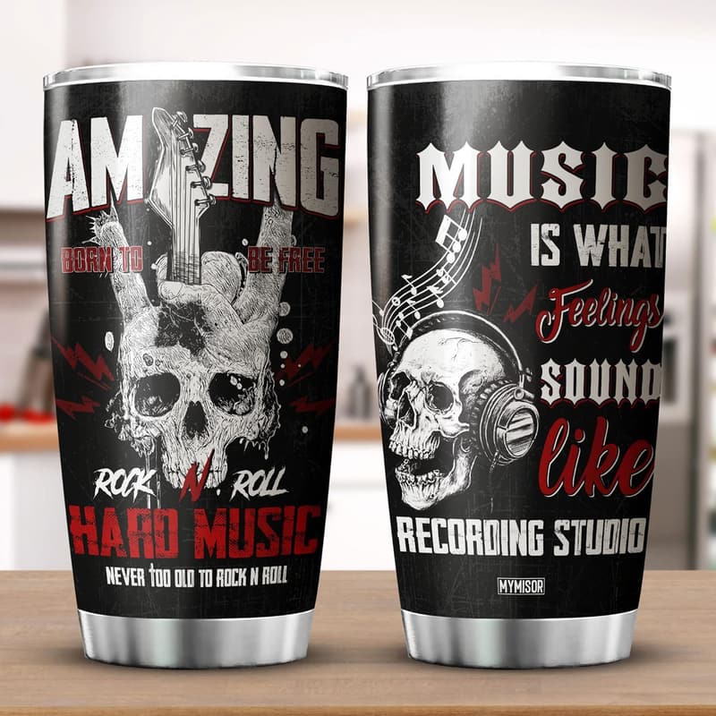 20oz Stainless Steel Tumbler for Rock Music Lovers