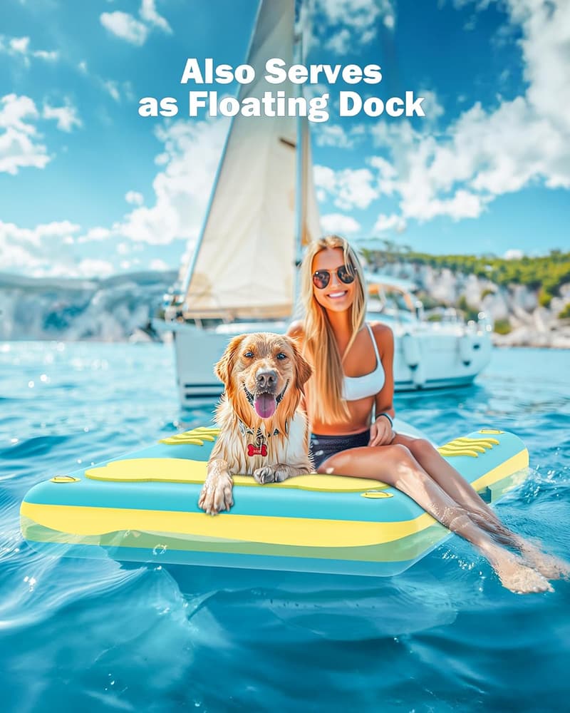 Extra Large Inflatable Dog Water Ramp for Boats & Pools