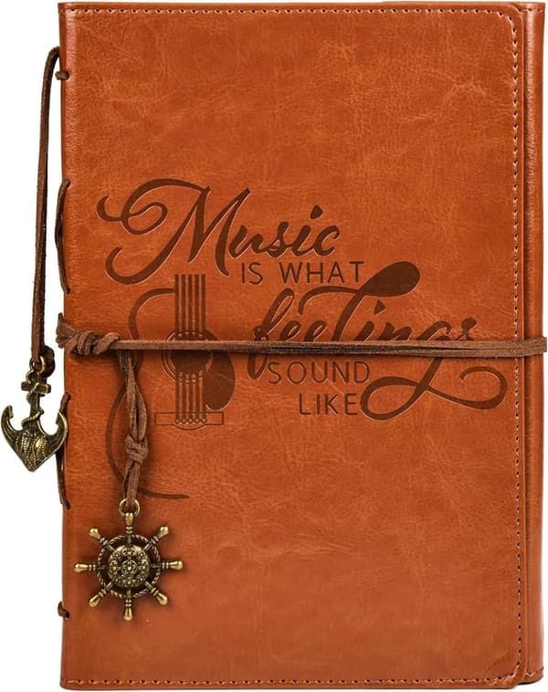 Personalized Music-Themed Notebook for Musicians and Writers