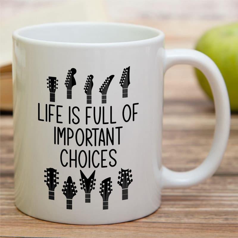 Funny Guitarist Mug - Sarcastic Coffee Gift for Music Lovers